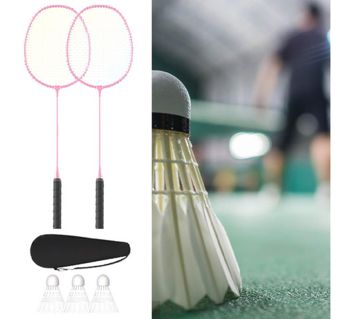 Raquetas De Bádminton Con Bolsa De Almacenamiento Equipo