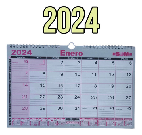 Almanaque 2024 Mensual Som 506 Esp (22x35) - San Telmo