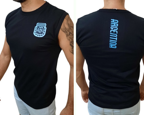 Imagen 2 de 3 de Conjunto Musculosa Y Bermuda Seleccion Argentina