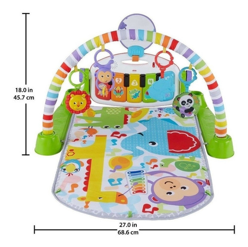 Gimnasio Pataditas Rosa Fisher Price Musical 4 En 1
