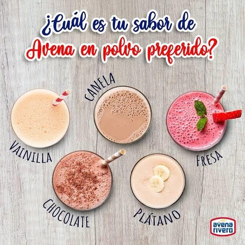 Rivero Avena Polvo Vainilla Licuados Atoles Postres Desayuno