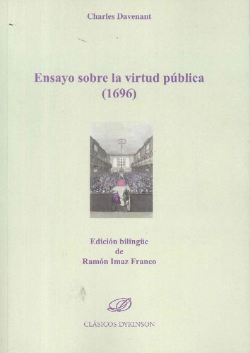 Libro Ensayo Sobre La Virtud Publica (1696) De Charles Daven