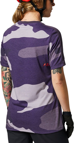 Imagen 6 de 6 de Remera Ciclismo Mtb Fox - Mujer W Ranger Dr Ss #27543-367