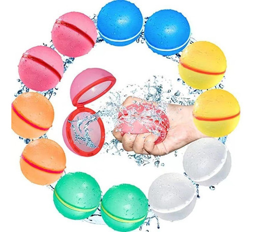 De Reutilizable Globos Agua Silicona Bolas Llenado Rápido