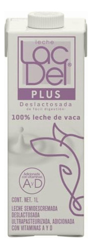 Lacdel Leche Deslactosada 100% De Vaca, De Fácil