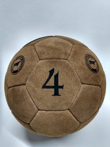 Pelota Número 4 De Cuero Auténtico!!!