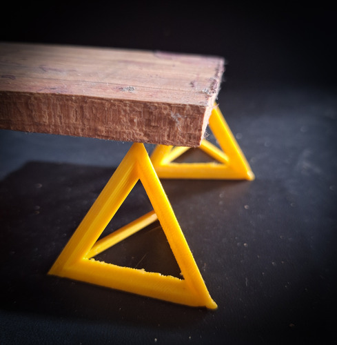 10 Soporte Triangulo Pirámide Para Barnizar Laquear Pintar