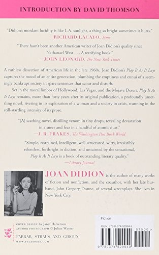 Book : Play It As It Lays: A Novel (fsg Classics) - Joan ...