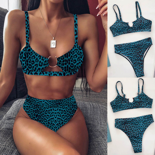 Conjunto De Traje De Baño Acolchado Para Mujer, Traje De Bañ