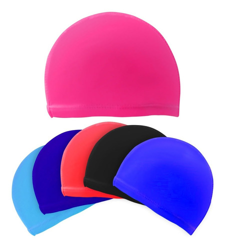 Gorro Natación Lycra Standar Colores Solido Jovenes Y Adulto