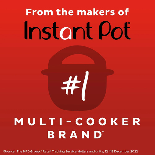 Instant Pot Vortex Slim Freidora De Aire 6 Qt Negra Negro