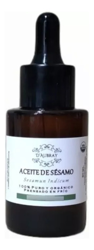 Aceite De Sésamo 100% Puro