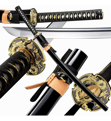 Espada Katana Tradicional Forjada A Mano - Acero 1060/1095