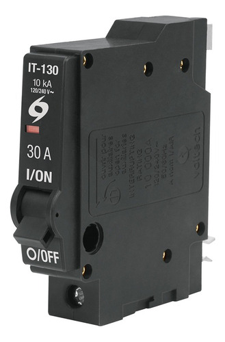 Interruptor De 1 Polo 30a, Enchufable, Volteck 46702