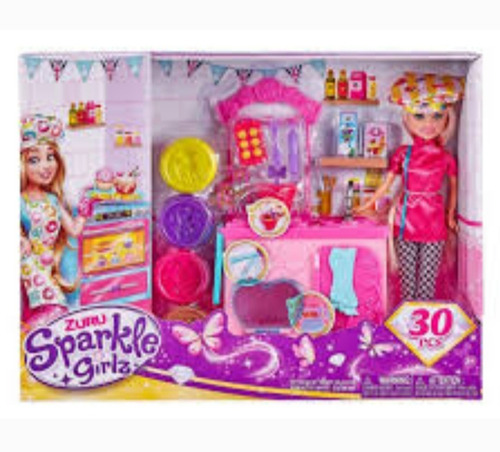 Muñeca Juego De Cocina Sparkle Girlz Zuru Em