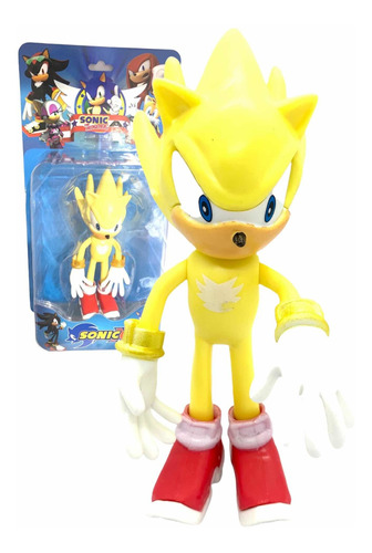 Sonic Tails Super Sonic Generación Dorada Articulados Unicos