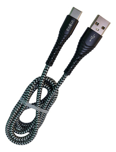 Cabo Inova Tipo-c Preto Com Entrada Tipo-c E Usb 2.0