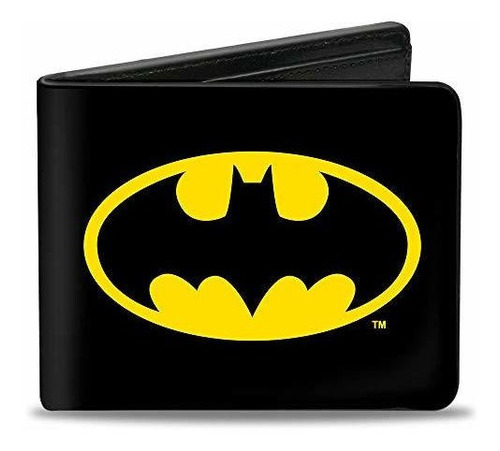 Buckle-down Para Hombre Buckle-down Pu Bifold - Batman Black