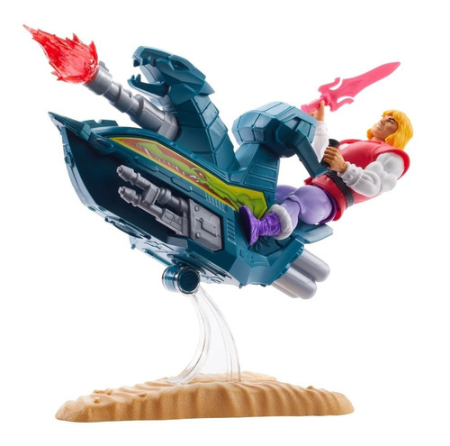 Masters Of The Universe, Vehículo Jet Sled Con Figura Adam (Usado)