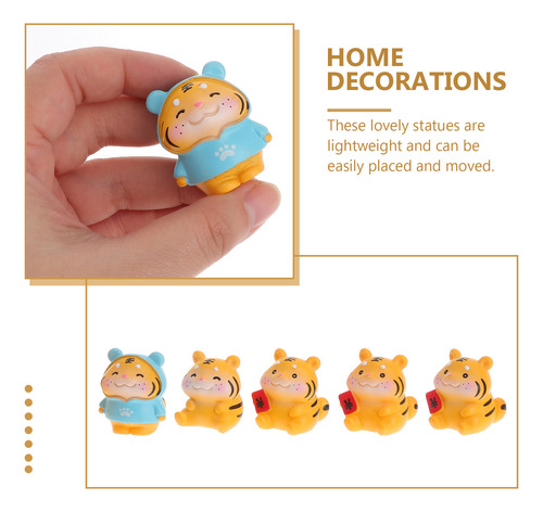 Tiger Micro Landscape Pose Fairy, 5 Unidades