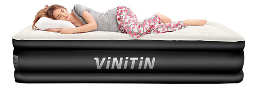 Vinitin Colchon De Aire Individual Con Bomba Integrada, Colc