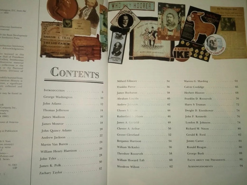 The Presidents Smithsonian Tresaury Frederick Voss Tapa Dura