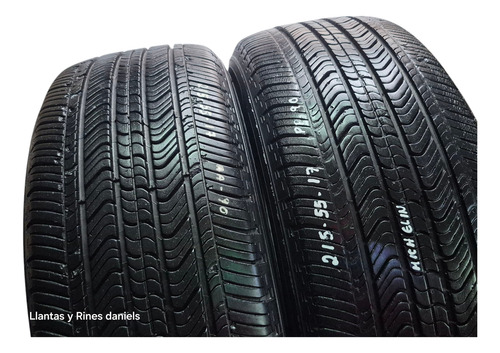 Llantas 215 55 17 Michelin (70% De Vida) 2 Piezas Hrv,accord V (Usado)