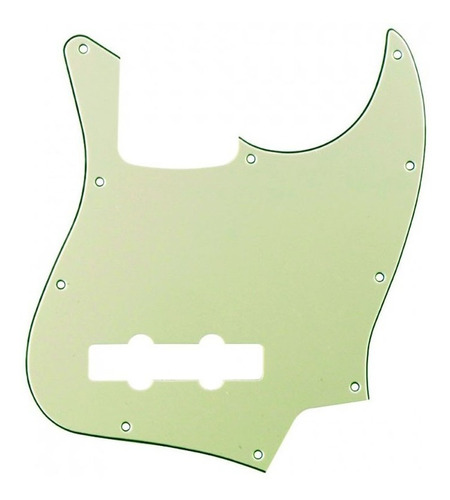 Escudo Para Baixo Jazz Bass Mint Green 3-ply Ronsani 828 Desenho Liso