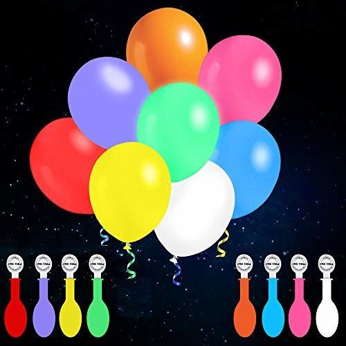 Ifunow Led Globos Flashing, 32 Pack, 8 Colores Light Z7szk