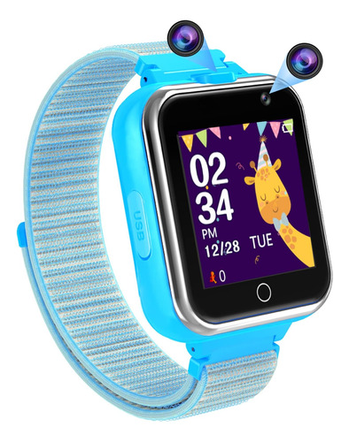 Reloj Inteligente P/niños Volga Games De 4-12 Años - Azul