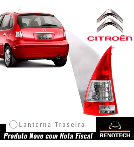 Lanterna Traseira Direita Citroen C3 3/5 Portas 2006 À 2012