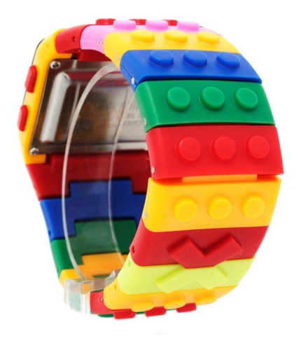 Reloj Para Joven Niño Niña Bloque Ajustable Marca Shhors
