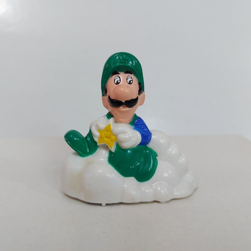 Figura Vintage Super Mario Luigi 5.5cm Nintendo 1989 