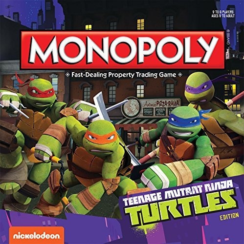 Monopoly: Teenage Mutant Ninja Turtles Edition.