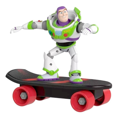 Buzz Lightyear Toy Story 4 Muñeco Con Patineta A Friccion