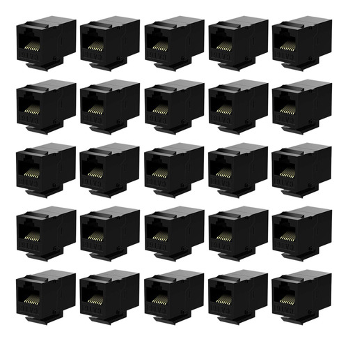 Acoplador Rj45 Cat6 Keystone Jacks, 25 Unidades, Acoplador E