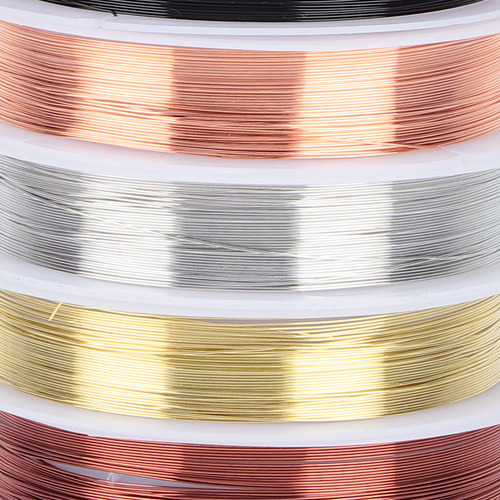 Jewelry Wire 6 Pack Beading Set Brass Roll Mini Diagonal