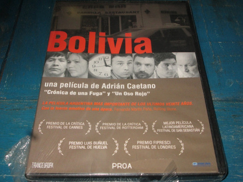 Dvd Bolivia Adrian Caetano Nuevo Arg 