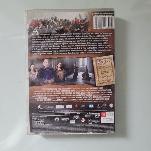 Dvd Original Os Pilares Da Terra X (Usado)