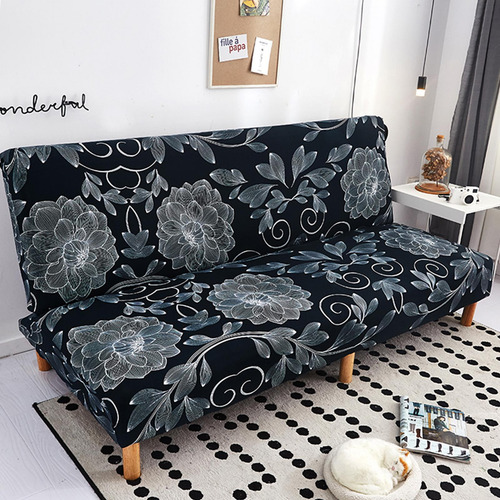 Funda Para Sofá Cama Sin Brazos, Spandex, Estampado A
