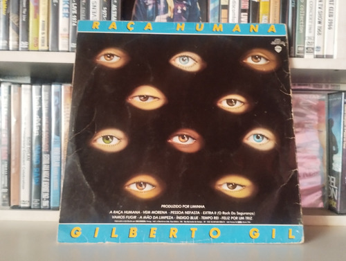 Lp Gilbert Gil - Raça Humana (1984) Capa Dupla Estandar (Usado)