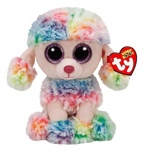 Gorro Ty Glitter 15 Cm Olhos Grandes Raposa Cachorro Ovelha