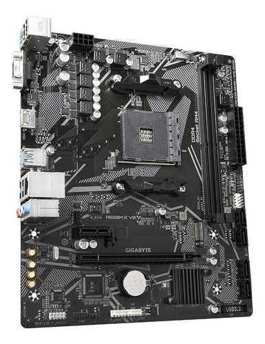 Tarjeta Madre Gigabyte A520m K V2, Microatx, Am4, Ddr4
