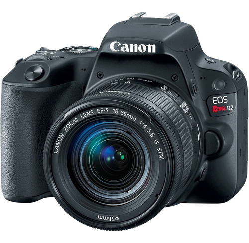 Canon Eos Rebel Sl2 Con Lente 18-55mm F/4-5.6 Is Stm Negra