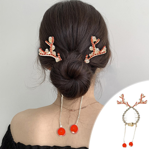 Luces Navideñas Con Forma De Asta, De Lujo, Cabeza Esférica,