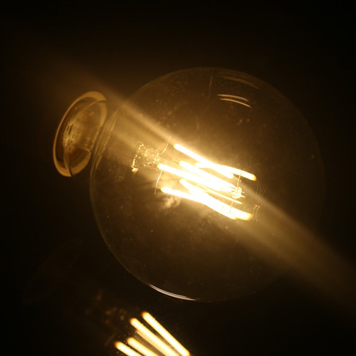 Luz Led De Filamento Led G95 E27 De 4 W Con Atenuación Retro