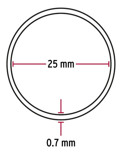 Tubo Redondo De 1.2 M Para Closet, Hermex 45895