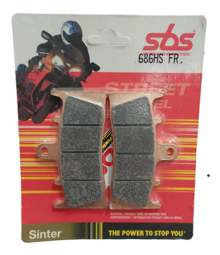 Pastilla Freno Sbs 686 Fa188 Suzuki Gsx Gsf Cbr 900 02 Moto