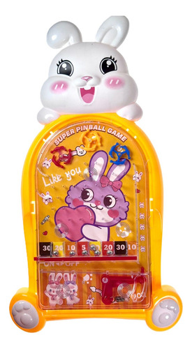 Jogo De Fliperama Pinball Brinquedo Coelho Presente Diverção