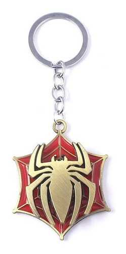 Llavero Spiderman Avengers Marvel Spinner De Metal